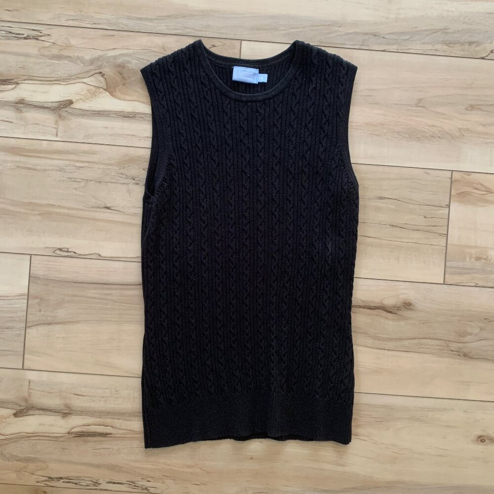 Black Sweater Vest